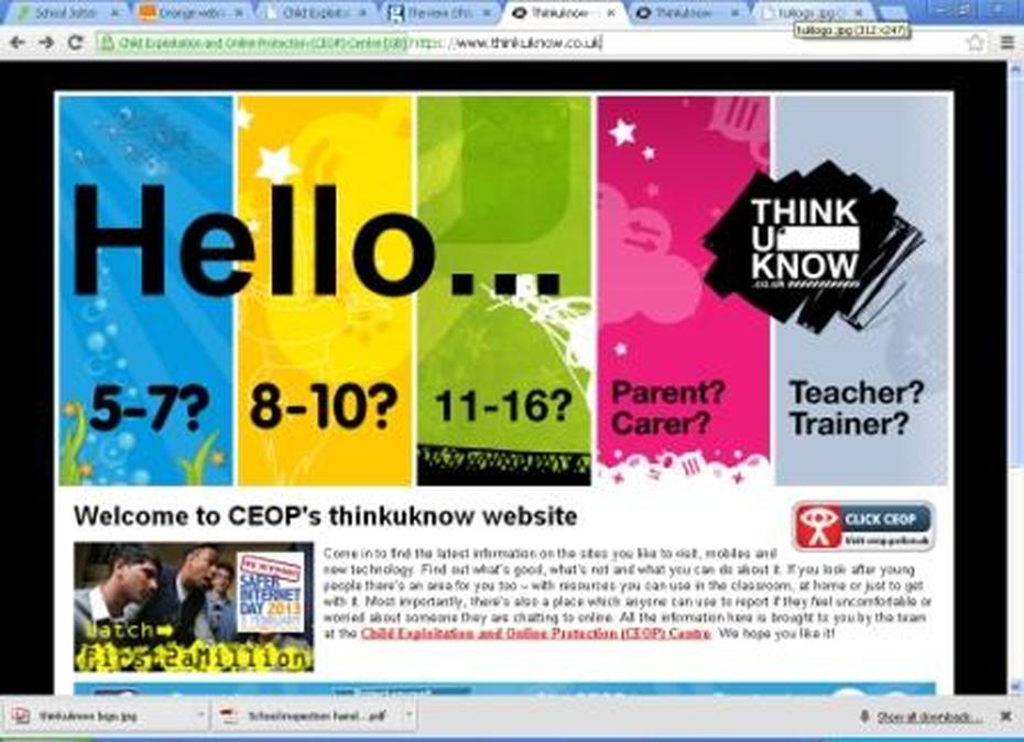 CEOP thinkuknow website